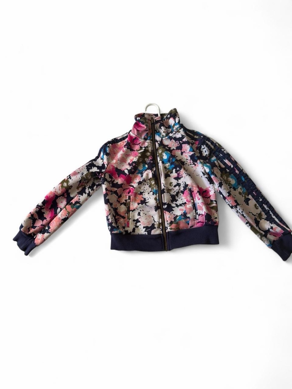 art class Floral Print Puffer Jacket size 5-6X